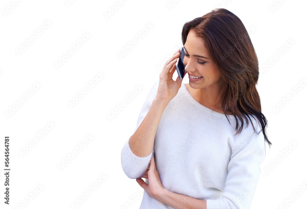 An attractive young woman using her mobile phone isolated on a PNG background. An attractive young woman using her mobile phone isolated on a PNG background.