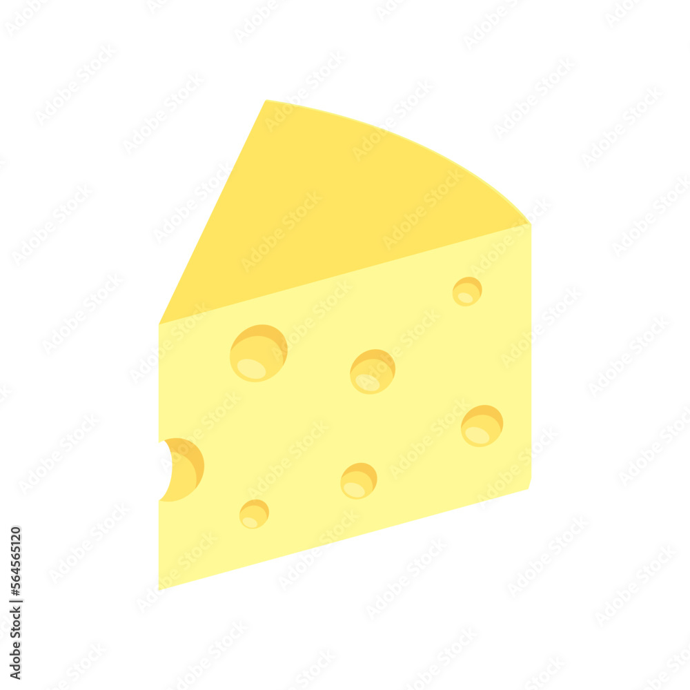 Piece Of Cheese Composition