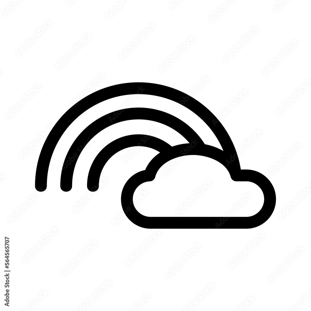 rainbow icon or logo isolated sign symbol vector illustration - high quality black style vector icons rainbow icon or logo isolated sign symbol vector illustration - high quality black style vector icons