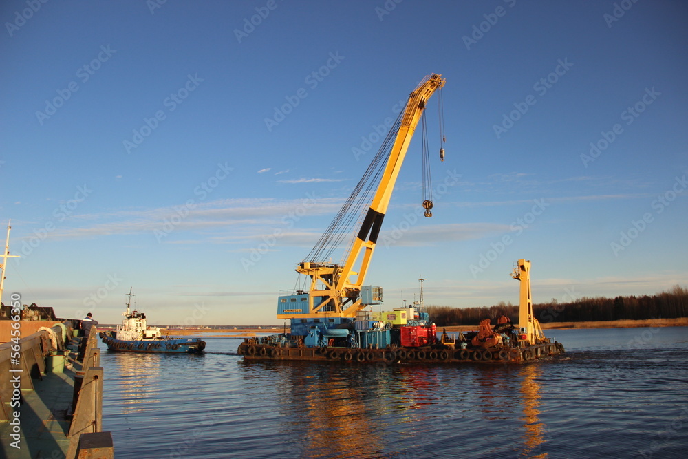 Baltic Sea Winter Ice Ship Port