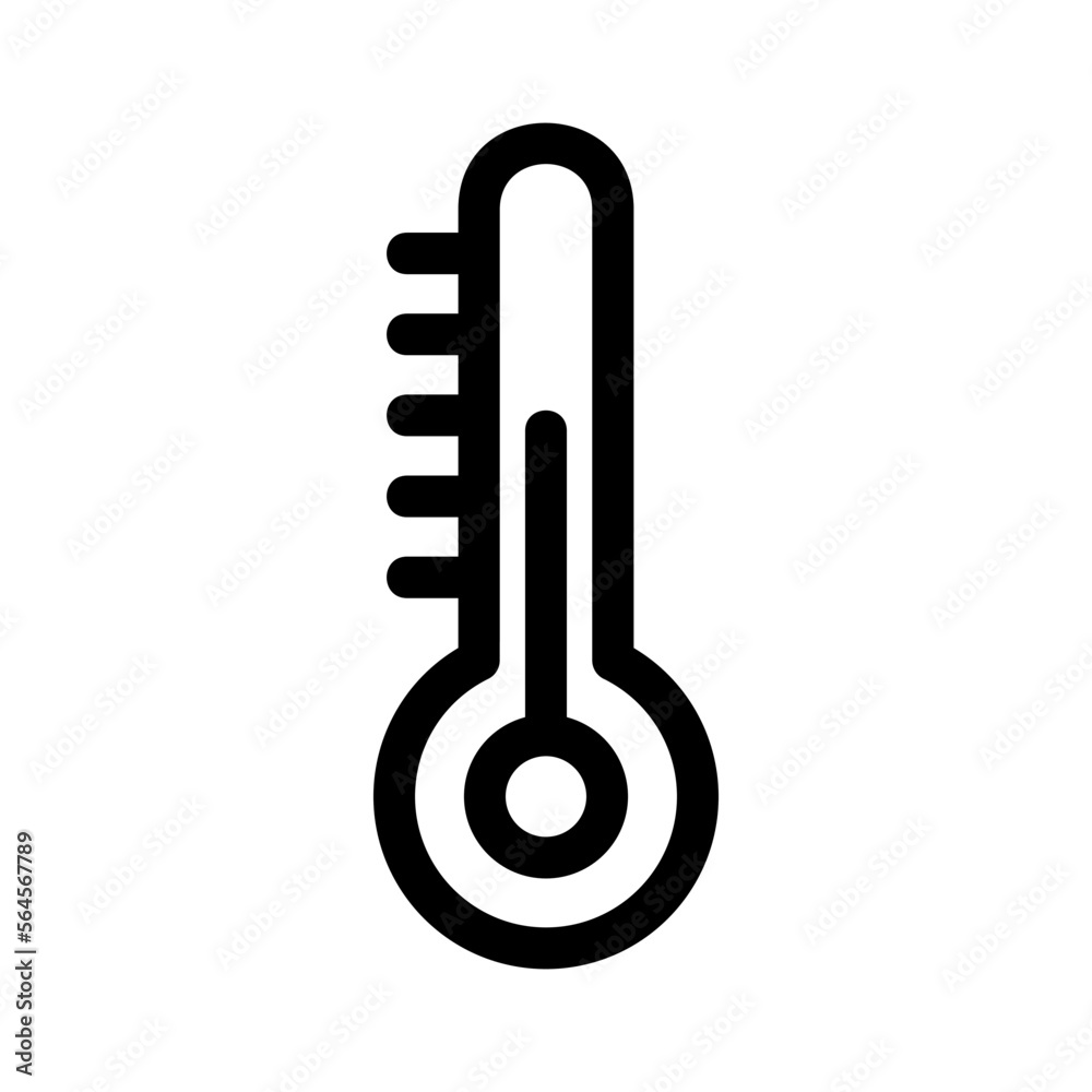 thermometer icon or logo isolated sign symbol vector illustration - high quality black style vector icons thermometer icon or logo isolated sign symbol vector illustration - high quality black style vector icons