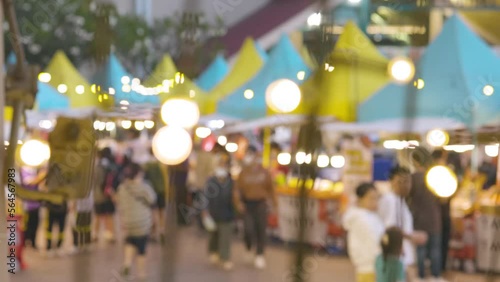 decorative lights in festivals , Street Food Asia