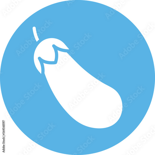 Aubergine Vector Icon
