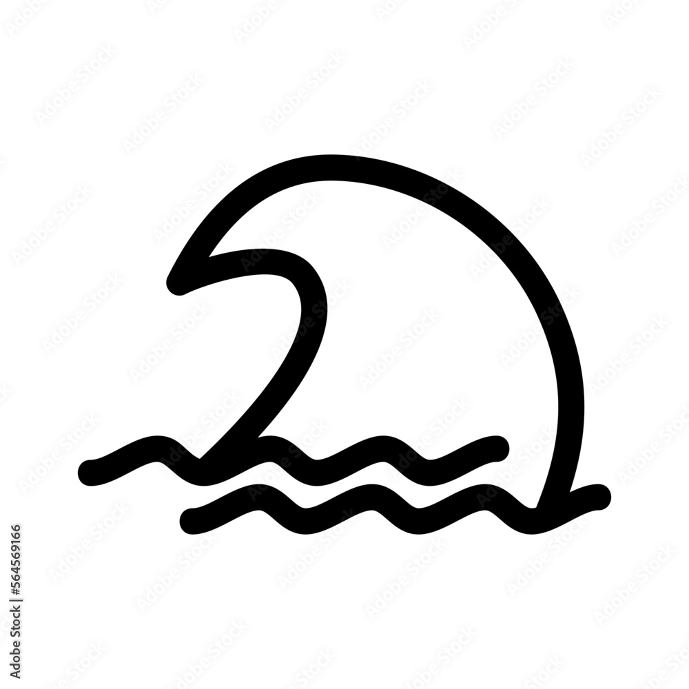 wave icon or logo isolated sign symbol vector illustration - high quality black style vector icons wave icon or logo isolated sign symbol vector illustration - high quality black style vector icons