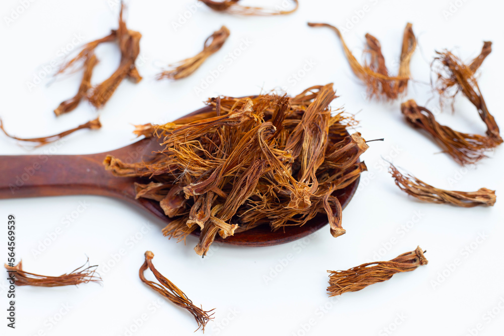 Obraz premium Dried red cotton tree flower