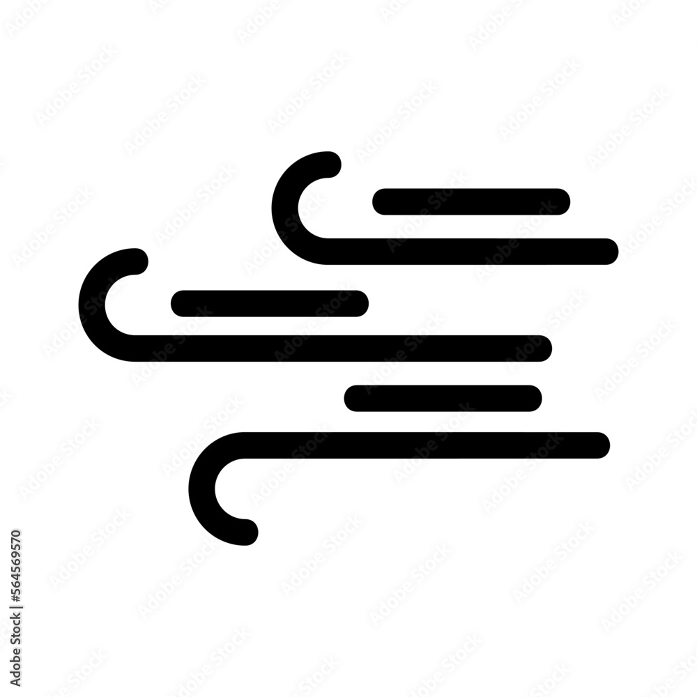 wind icon or logo isolated sign symbol vector illustration - high quality black style vector icons wind icon or logo isolated sign symbol vector illustration - high quality black style vector icons