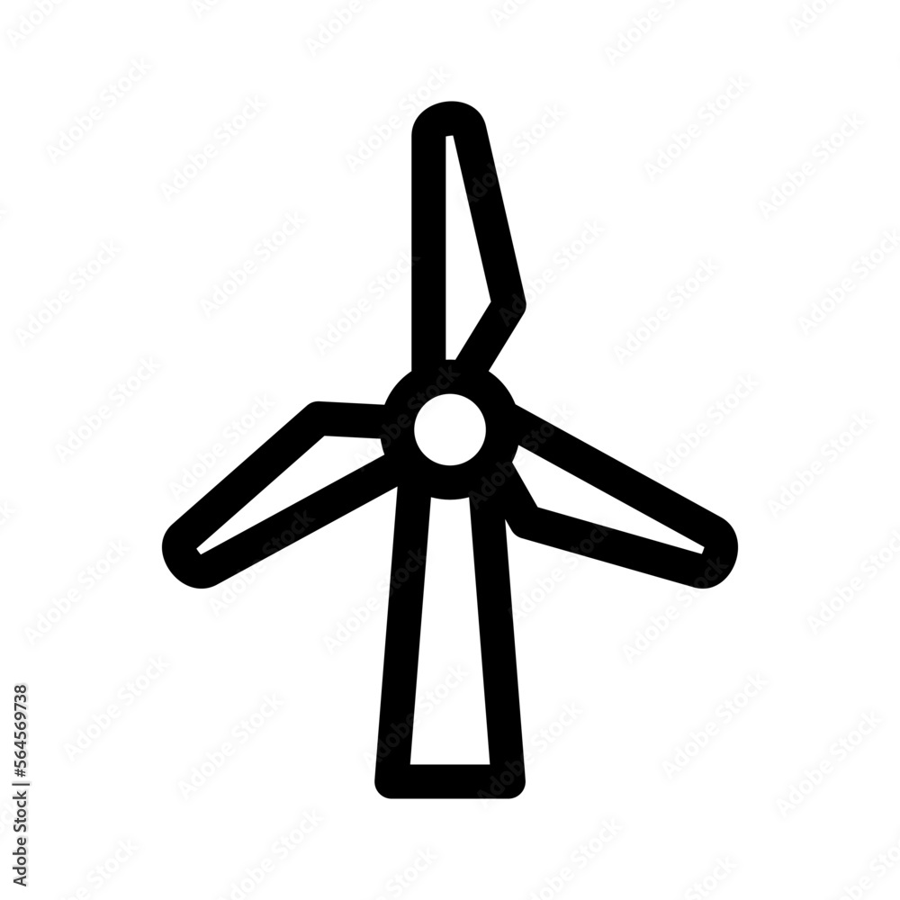 windmill icon or logo isolated sign symbol vector illustration - high quality black style vector icons windmill icon or logo isolated sign symbol vector illustration - high quality black style vector icons