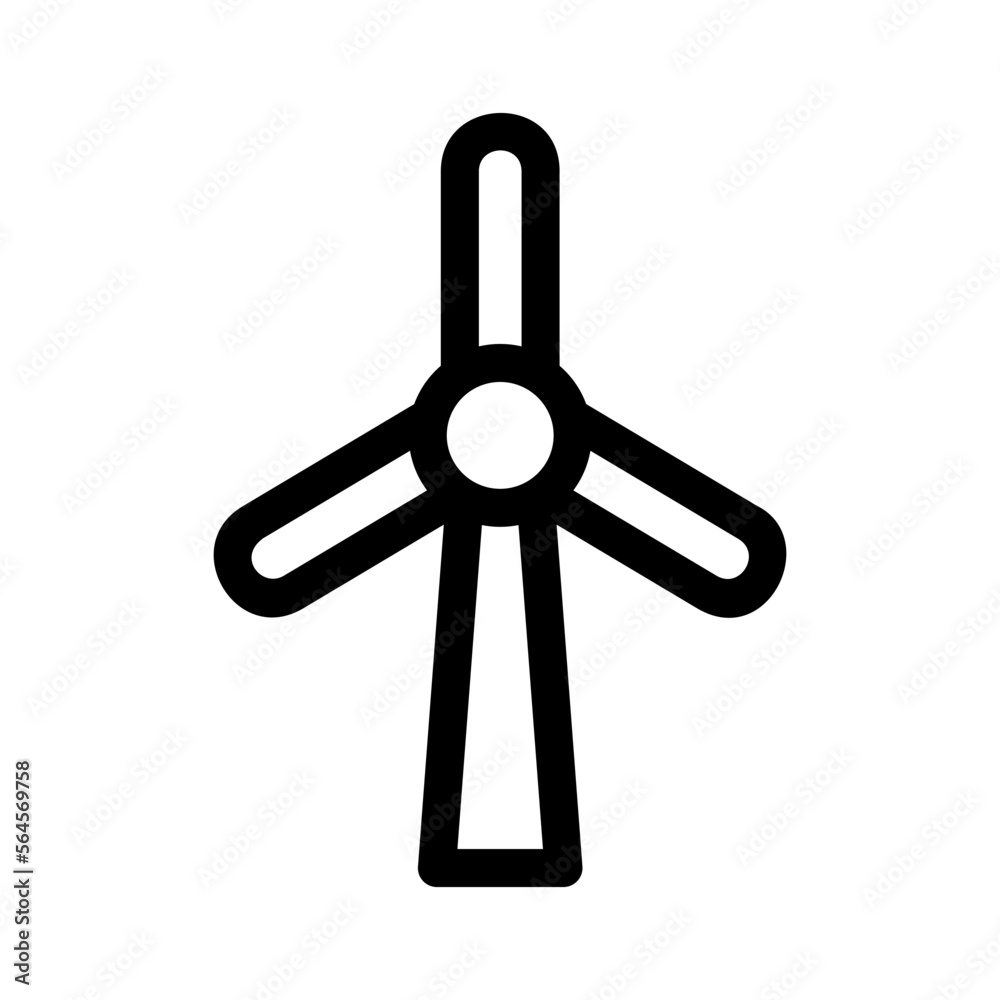 windmill icon or logo isolated sign symbol vector illustration - high quality black style vector icons windmill icon or logo isolated sign symbol vector illustration - high quality black style vector icons