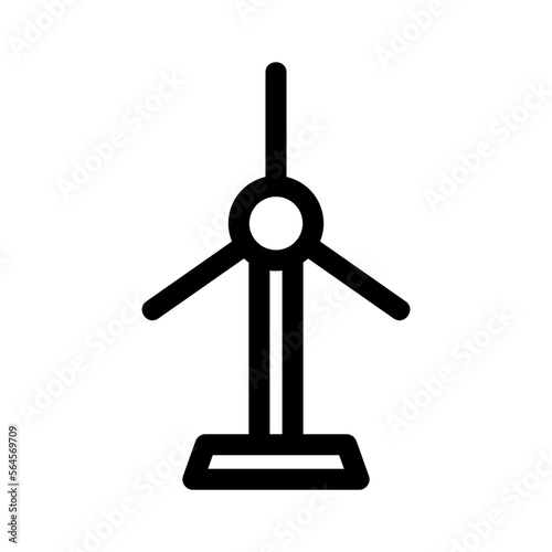 windmill icon or logo isolated sign symbol vector illustration - high quality black style vector icons