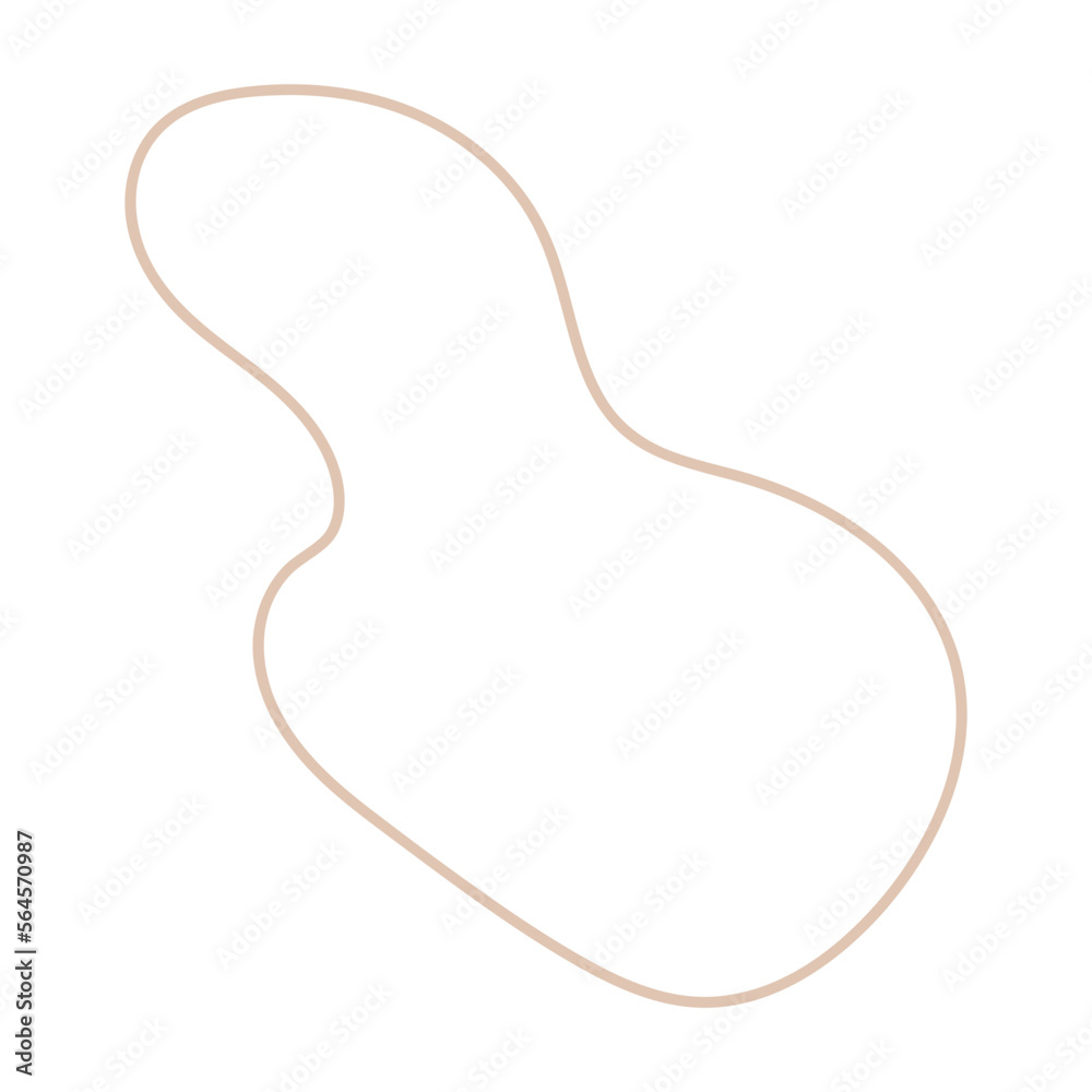 Organic line and shape in minimal style Organic line and shape in minimal style