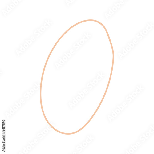 Organic line and shape in minimal style