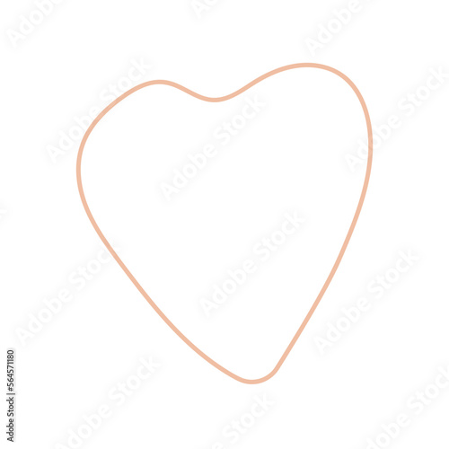 Organic line and shape in minimal style