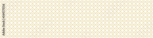 Seamless ornament. Golden pattern for backgrounds, banners, advertising and creative design. Flat style.
