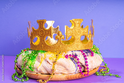 King cake for Mardi Gra
