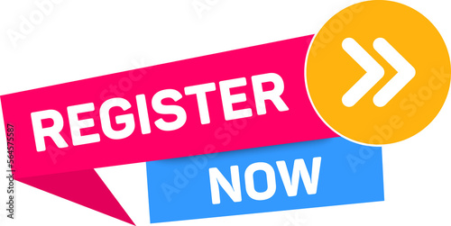 Photography Register now labels with an arrow