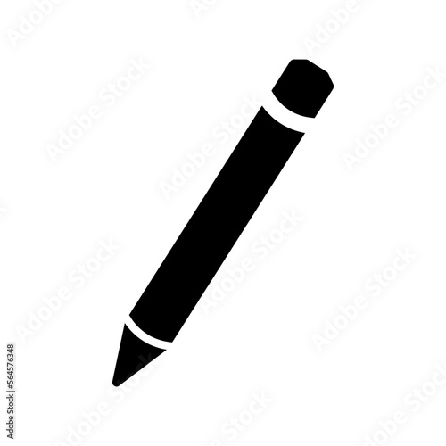 pencil icon in trendy flat style