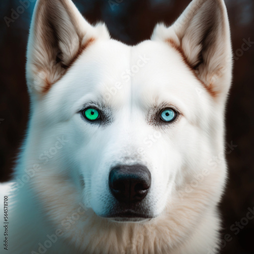 Akita Dog  Pet  Dog  Wolf  Heterochromia  Akita Face