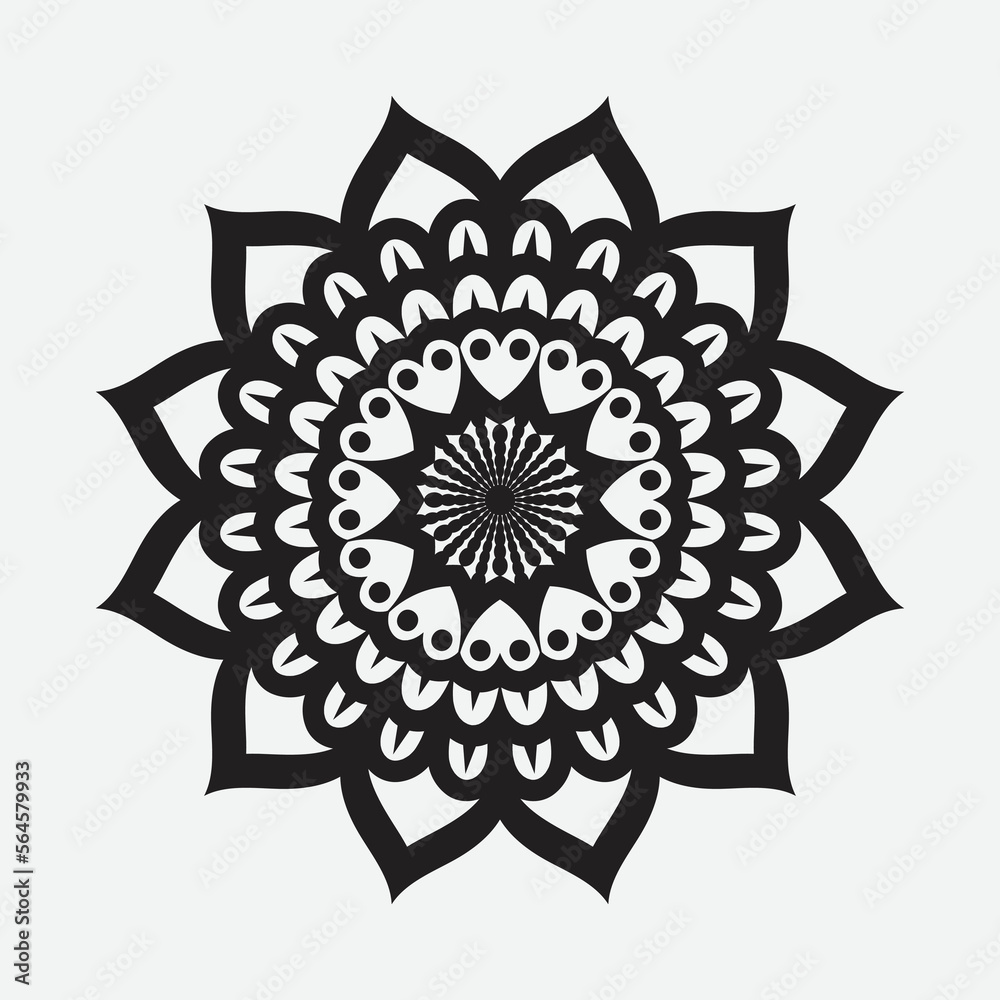 Mandala Designs and Vector Illustration Mandala Designs and Vector Illustration