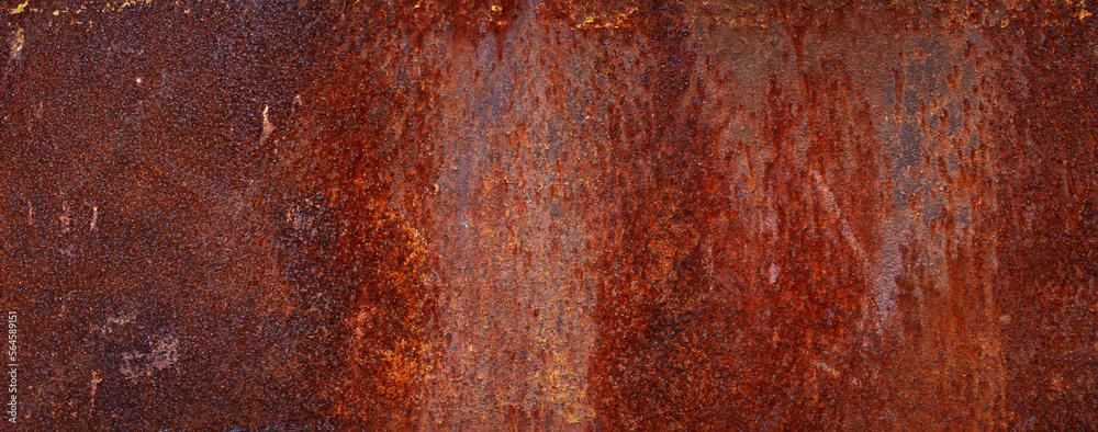 texture of old rusty metal surface background	

