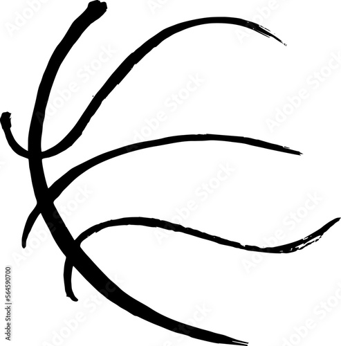 doodle of basketball icon