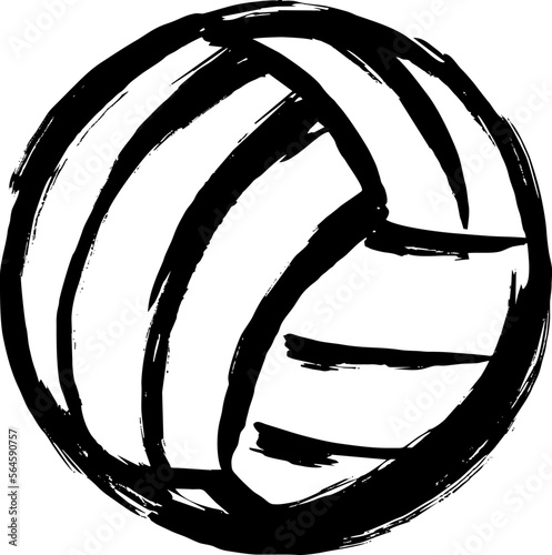 Doodle of volleyball,vector illustration