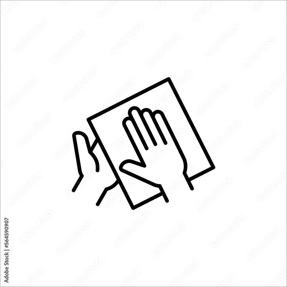 towel icon. Element of web icon for mobile concept and web apps. vector illustration on white background towel icon. Element of web icon for mobile concept and web apps. vector illustration on white background