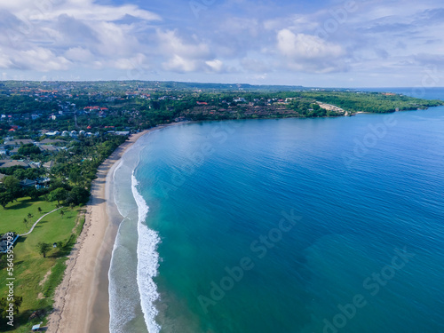 Aerial view of Jimbaran beach