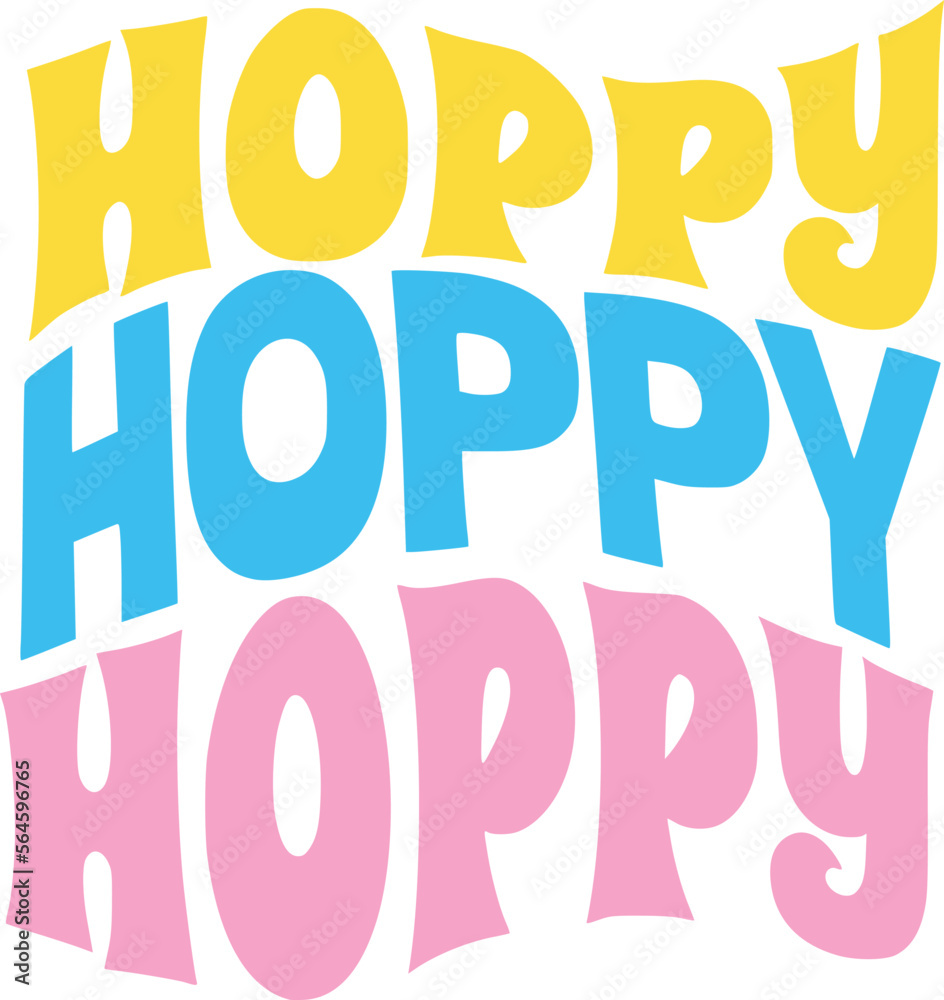 Hoppy Hoppy Hoppy Easter funny colorful quotes, ideal for T-Shirts, mugs and other products. ZIP file contains EPS, JPEG and PNG formats. Hoppy Hoppy Hoppy Easter funny colorful quotes, ideal for T-Shirts, mugs and other products. ZIP file contains EPS, JPEG and PNG formats.