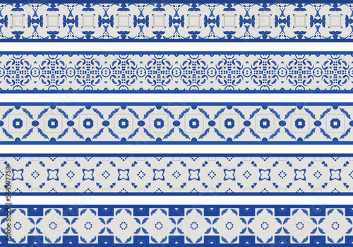 Seamless decorative borders