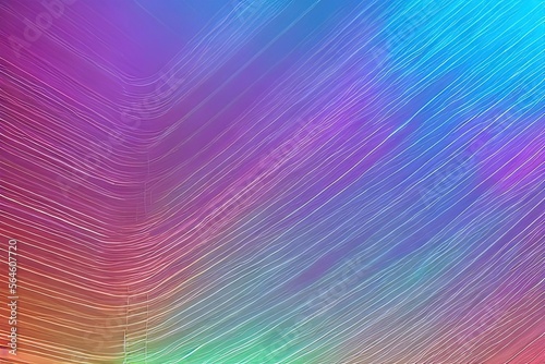 abstract colorful background with lines, generative ai