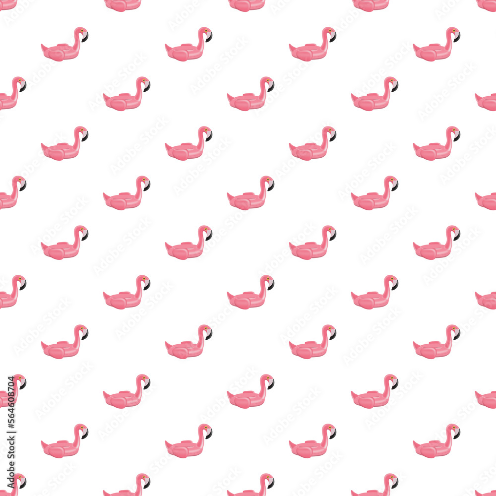 pink flamingo pattern seamless transparent