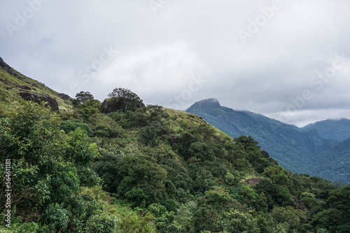 clouds over mountain