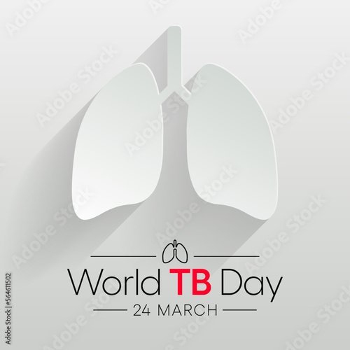World TB day is observed every year on 24 March to build public awareness about the global epidemic of tuberculosis and efforts to eliminate the disease. Vector illustration