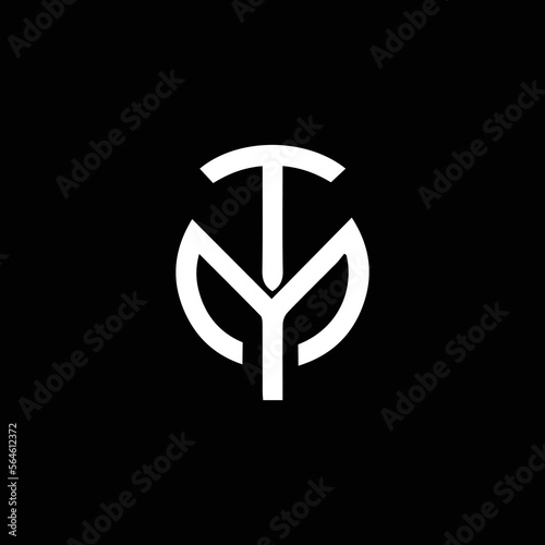 MTY MTY Logo Design, Creative Minimal Letter MTY MTY Monogram photo