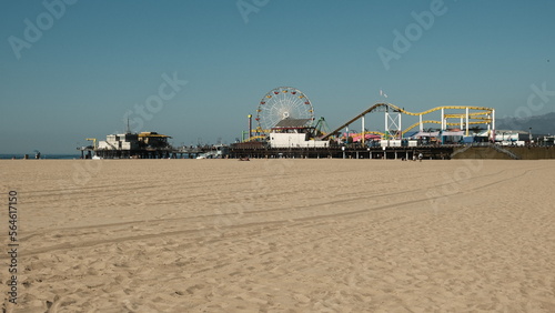 Panorama del parco giochi di Venice Beach photo