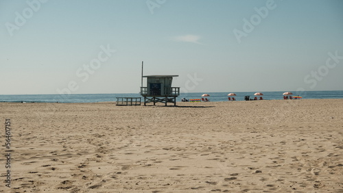 Cabina bagnino spiaggia Los Angeles bay watch