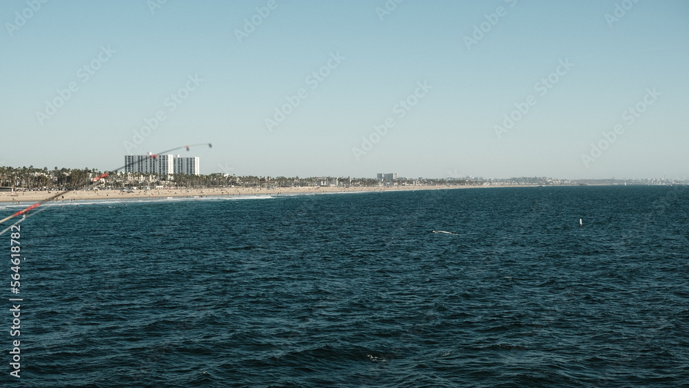 Città di Los Angeles lungo mare