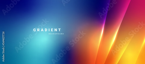 Abstract blurred color gradient background vector.