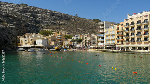 Xlendi, Gozo.  Sunshine.  A popular holiday destination photo