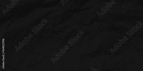 Abstract black crumpled paper texture background . Modern design with Retro cardboard texture. Grunge paper for drawing. Ancient book page .can be use as wallpaper, webpage, copy space for text design