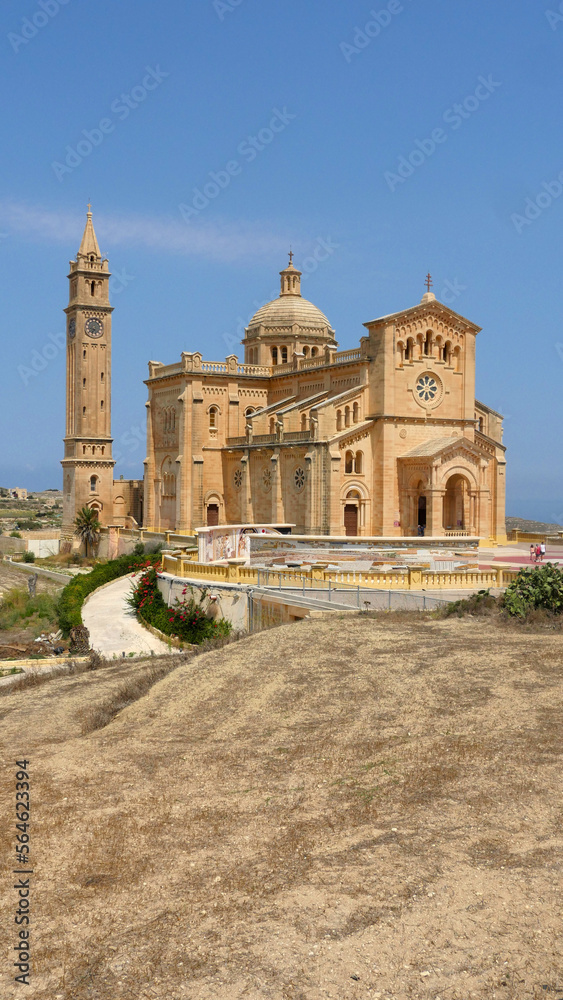 the Basilica of the National Shrine of the Blessed Virgin of Ta' Pinu in Gozo, Malta