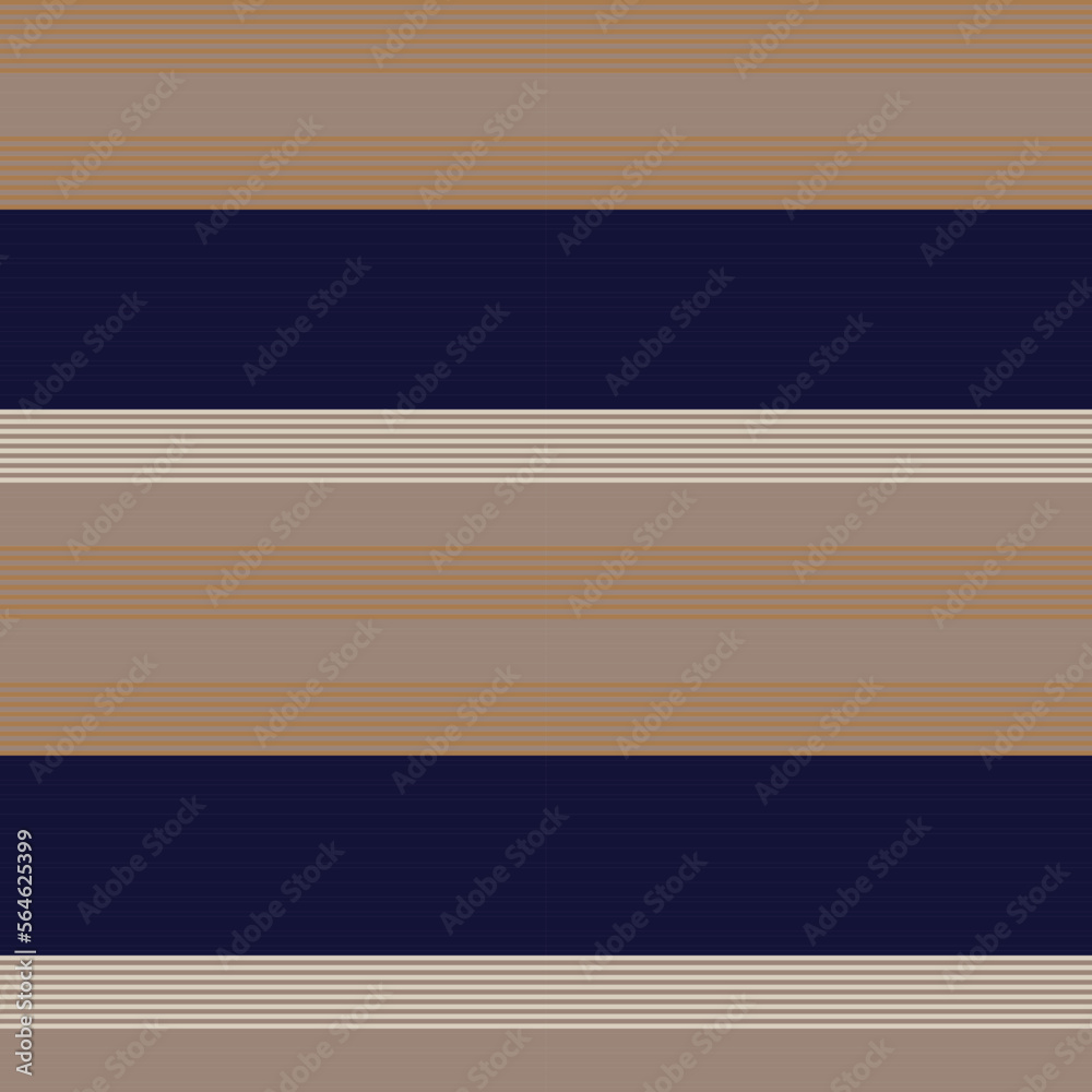 Obraz premium Brown Taupe Stripe seamless pattern background in horizontal style