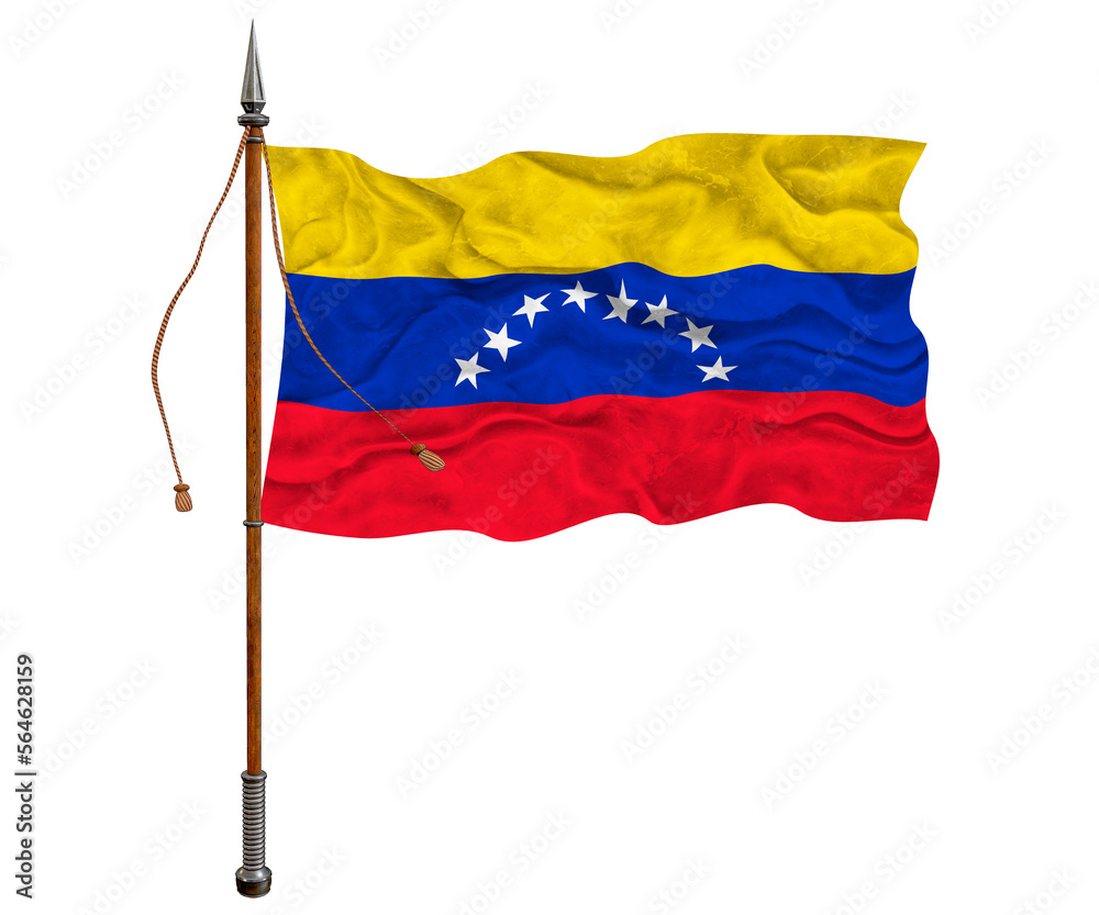 National flag of Venezuela. Background with flag of Venezuela. National flag of Venezuela. Background with flag of Venezuela.