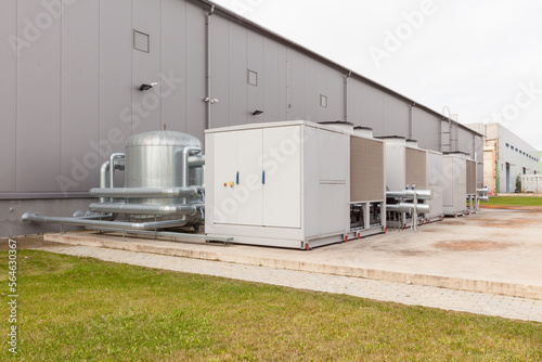 Tier III carrier neutral data center. Coolers	