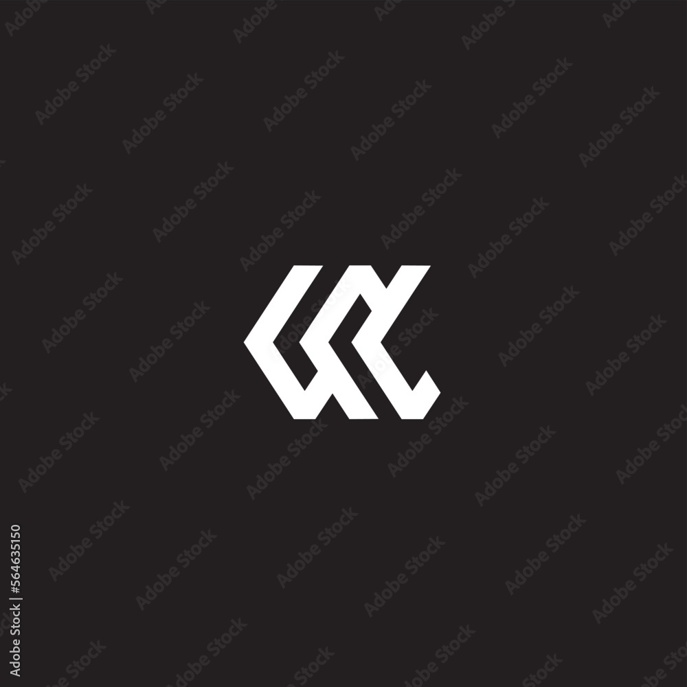 line logo abstract minimalist modern suitable for fashion company and consulting business on black background. line logo abstract minimalist modern suitable for fashion company and consulting business on black background.