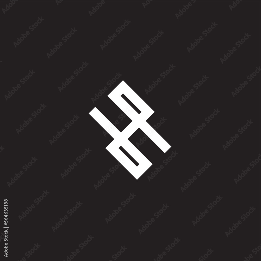 line logo abstract minimalist modern suitable for fashion company and consulting business on black background. line logo abstract minimalist modern suitable for fashion company and consulting business on black background.