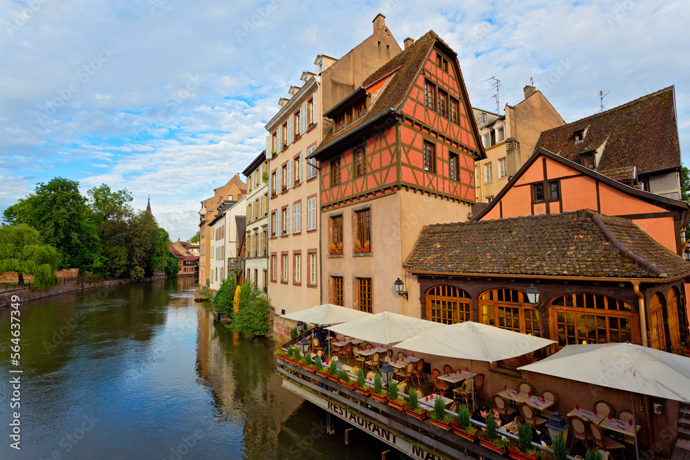 Altstadt von Strassburg, Elsass, Frankreich