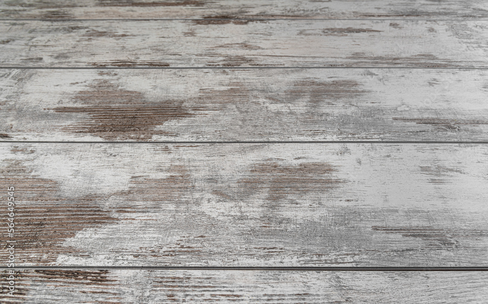 Naklejka premium White laminate with wood texture. There is space for text.