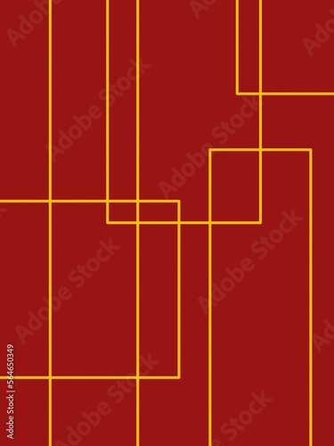 abstract vector background with red and white lines. © mansum008