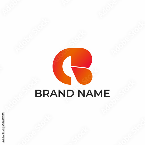 ILLUSTRATION LETTER CR DESIGN LOGO ICON VECTOR
